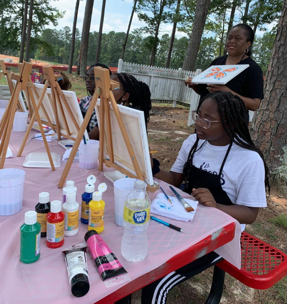 annual painting the in the park